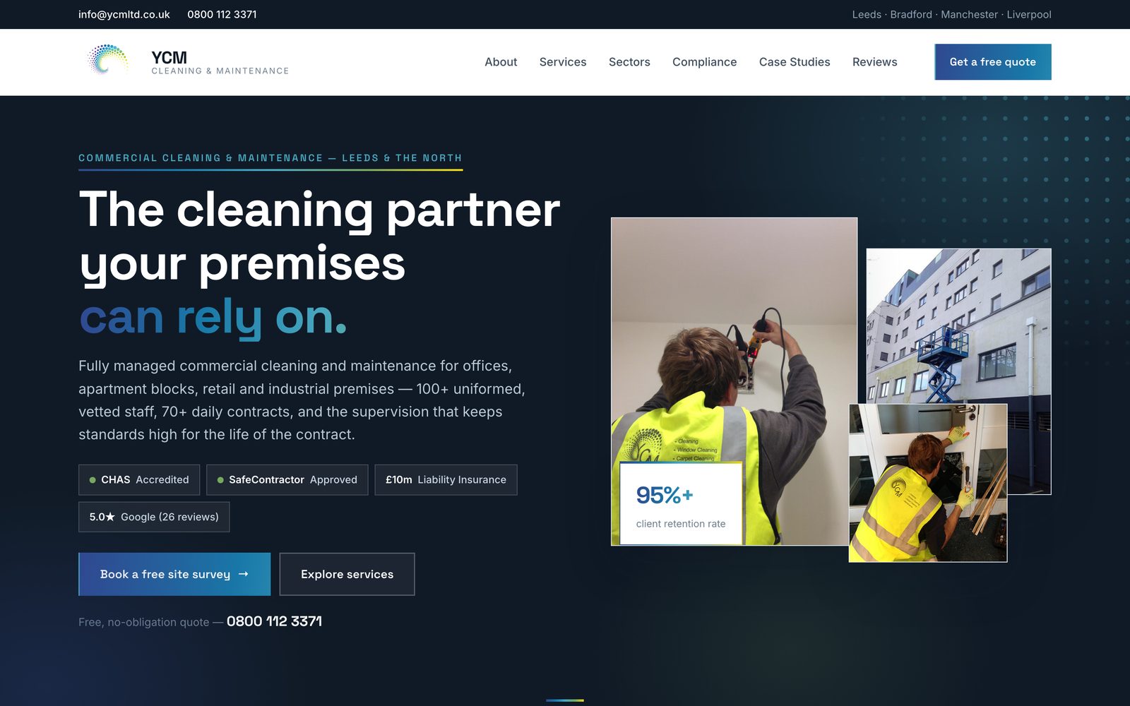 YCM Ltd redesign concept